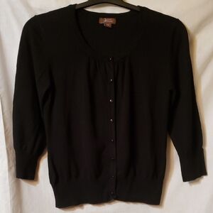 Jessica Black Sweater Cardigan